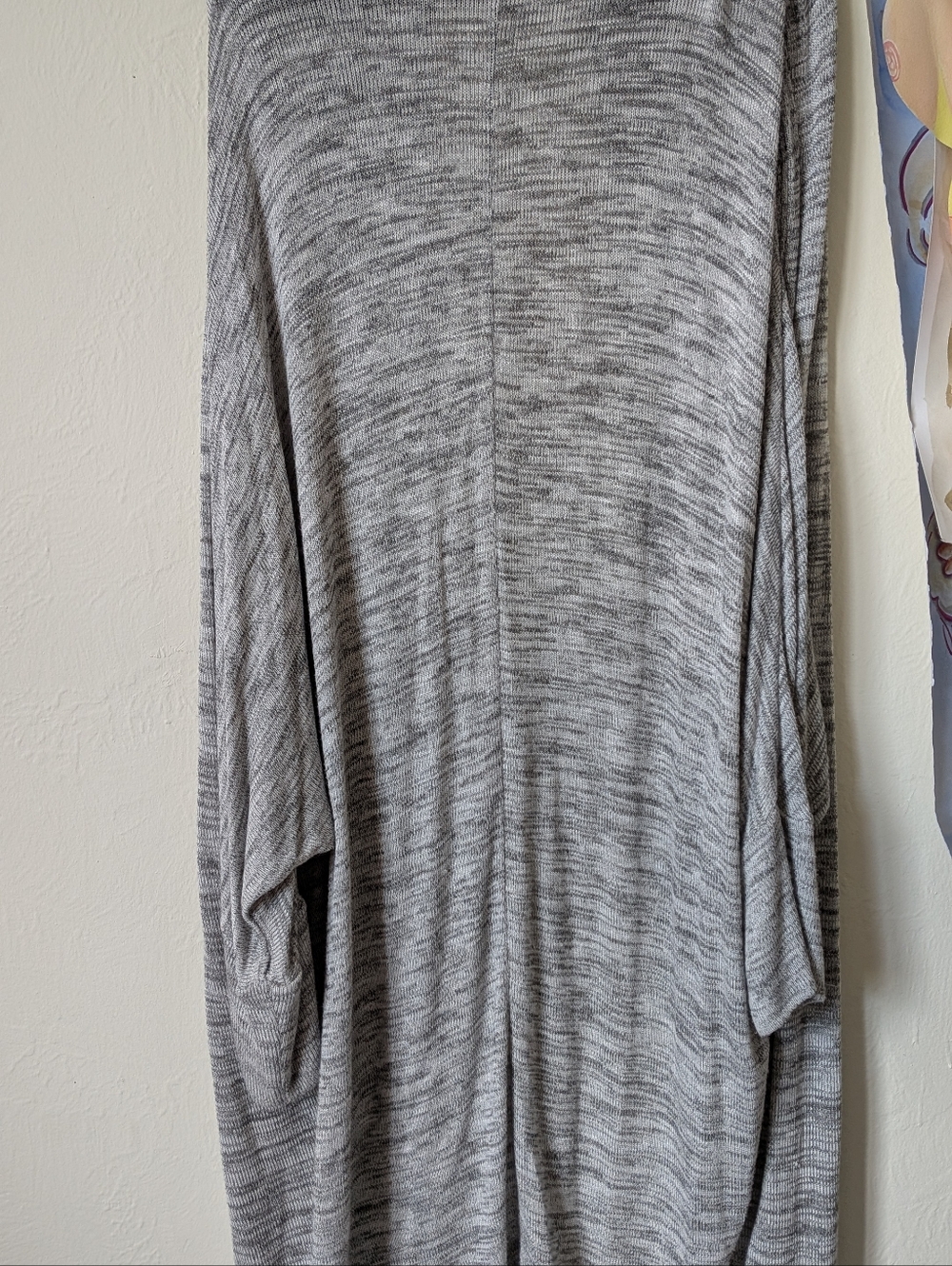 Mossimo Drop Shoulder Long Line Open Front Cardigan - Picture 4 of 4